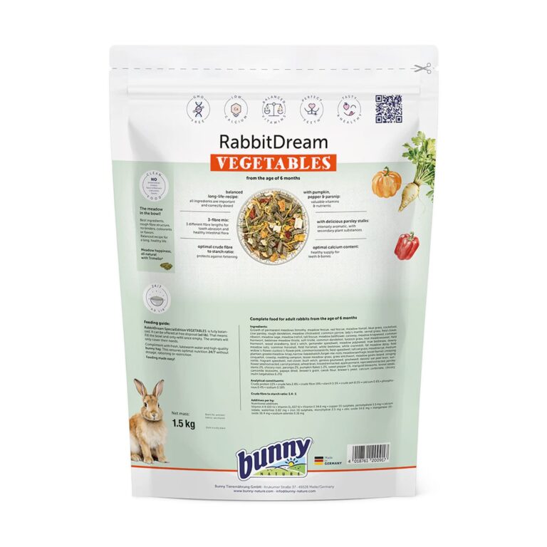 bunny RabbitDream SPECIAL EDITION VEGETABLES 1.5 Kg