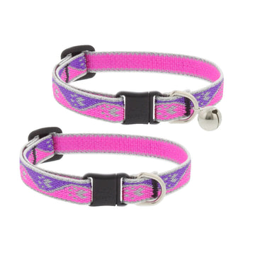 Reflective Safety Cat Collar – Pink Paws
