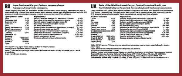 Taste of the Wild: Southwest Canyon Canine Recipe