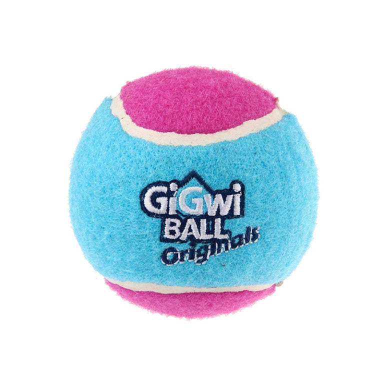 GiGwi Tennis Ball 3pcs with Different Colour in 1 pack (Medium)