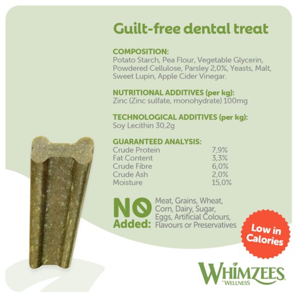 Whimzees Soft Daily Dental Dog Treats Value Bag – Small (28 pcs)