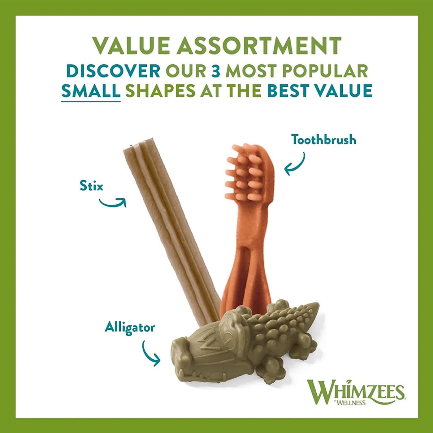 Whimzees Variety Value Box Large 14pcs