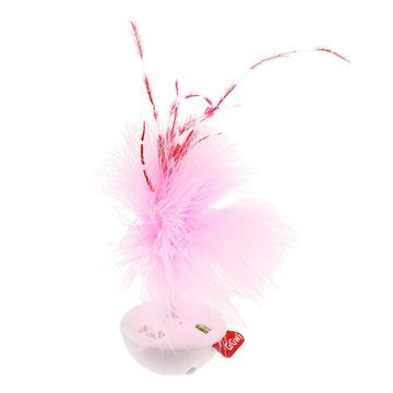 GiGwi Wobble Feather Pet Droid with Natural Feather Caps & Sound Module