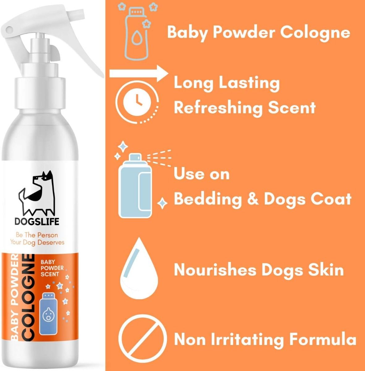 DogsLife Baby Powder Cologne Dog Spray