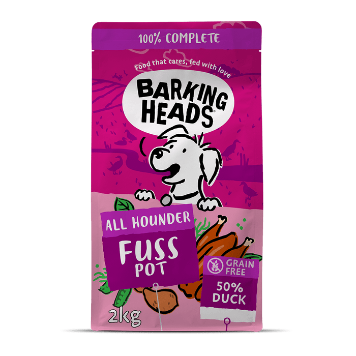 Barking Heads All Hounder Fuss Pot Duck Dry Dog Food
