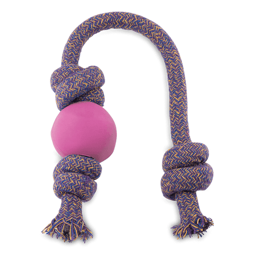 Beco Pets Eco-Friendly Ball on a Rope Dog Toy