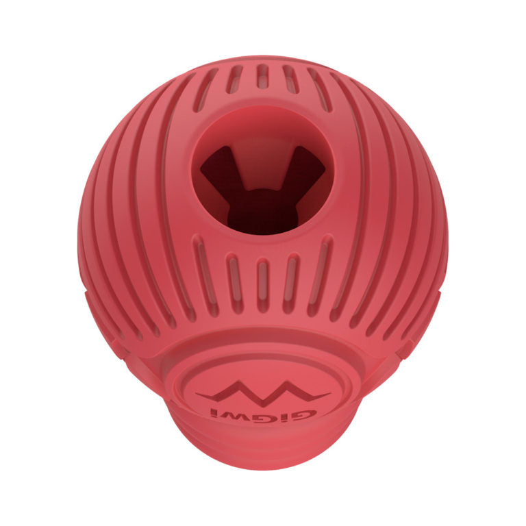 GiGwi Red Bulb Dispensing Treat Dog Toy – Medium