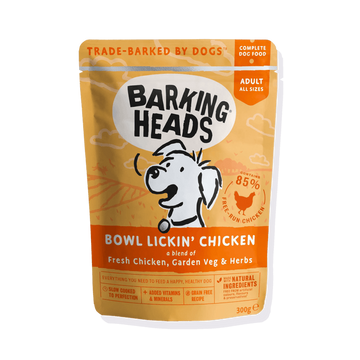 Barking Heads Bowl Lickin' Chicken Adult Wet Dog Food 300g