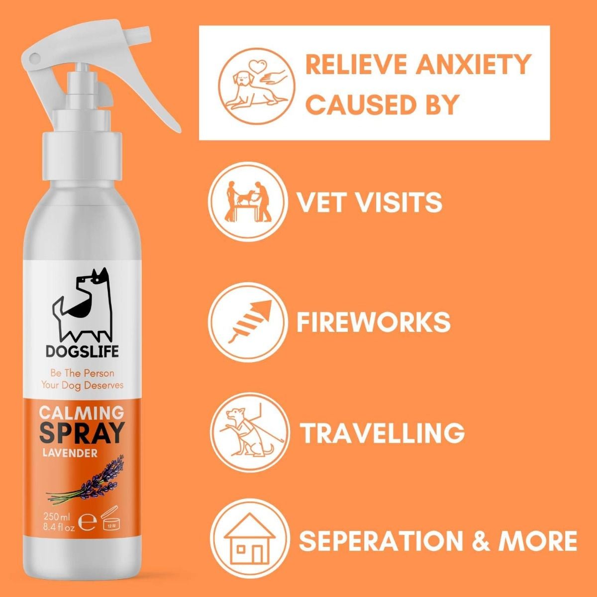 DogsLife Calming Lavender Dog Spray