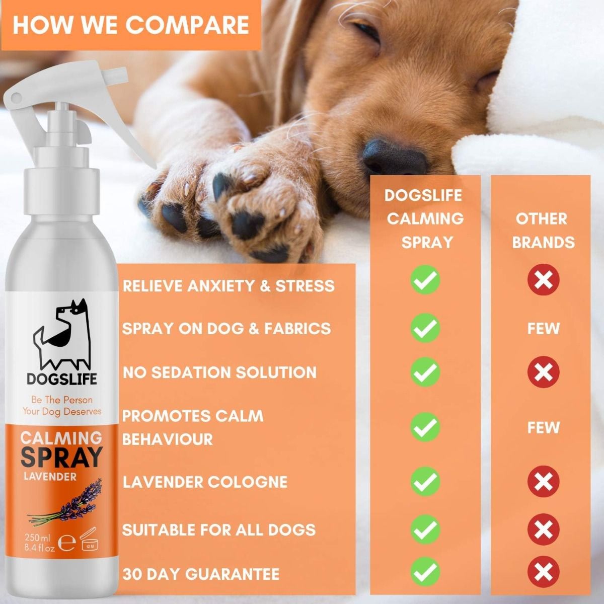 DogsLife Calming Lavender Dog Spray
