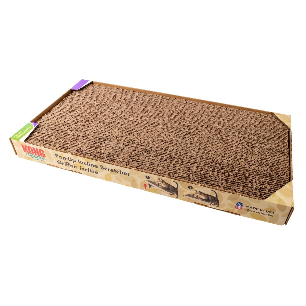 Kong Naturals Pop-Up Incline Cat Scratcher