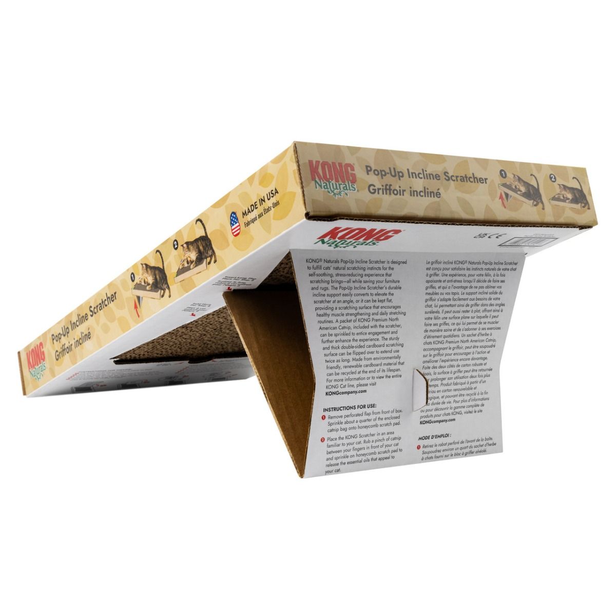 Kong Naturals Pop-Up Incline Cat Scratcher