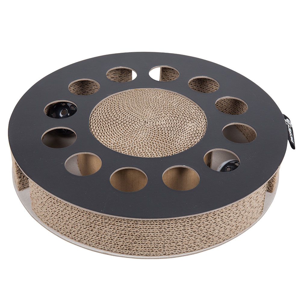 District 70 Whirl Cardboard Scratcher Cat Toy