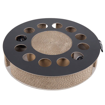 District 70 Whirl Cardboard Scratcher Cat Toy