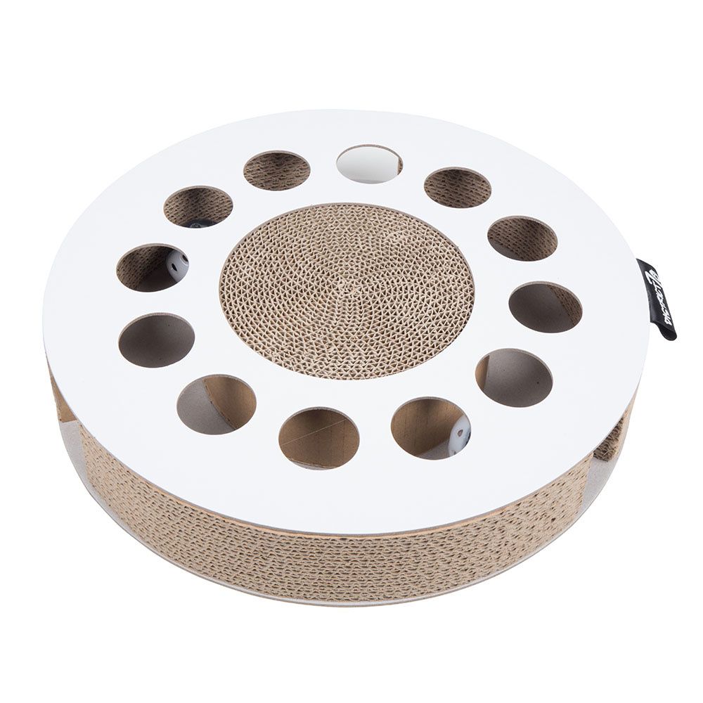 District 70 Whirl Cardboard Scratcher Cat Toy