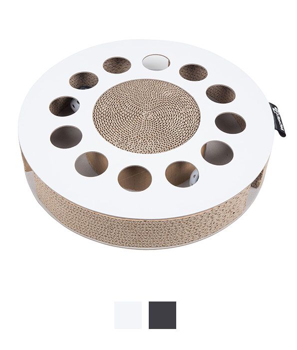 District 70 Whirl Cardboard Scratcher Cat Toy