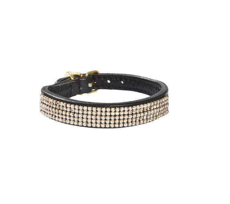 Bobby Crystal Princesse Collar Black, 30 cm
