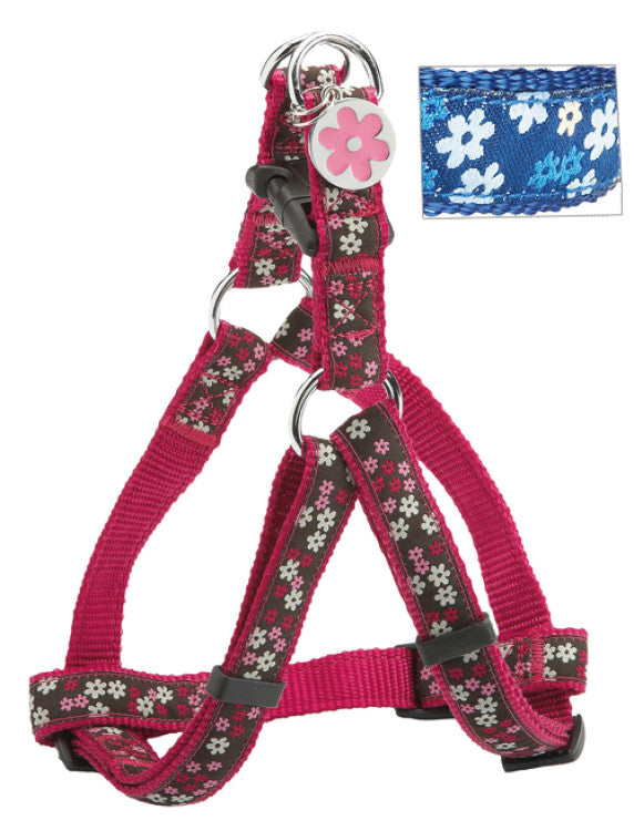 Bobby Flower Harness Blue, Medium