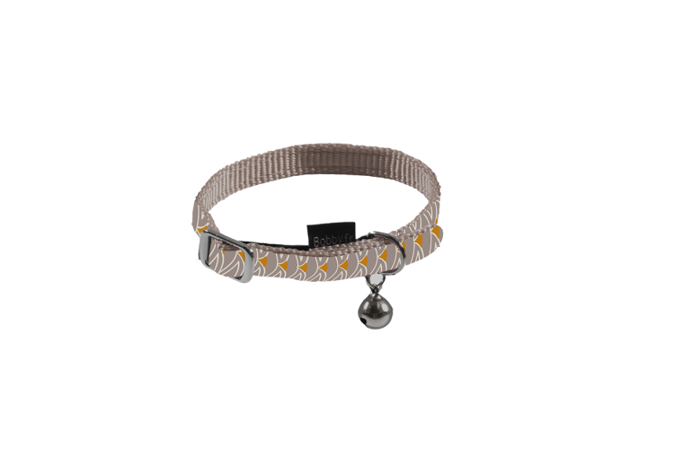 Bobby Geisha Cat Collar Taupe