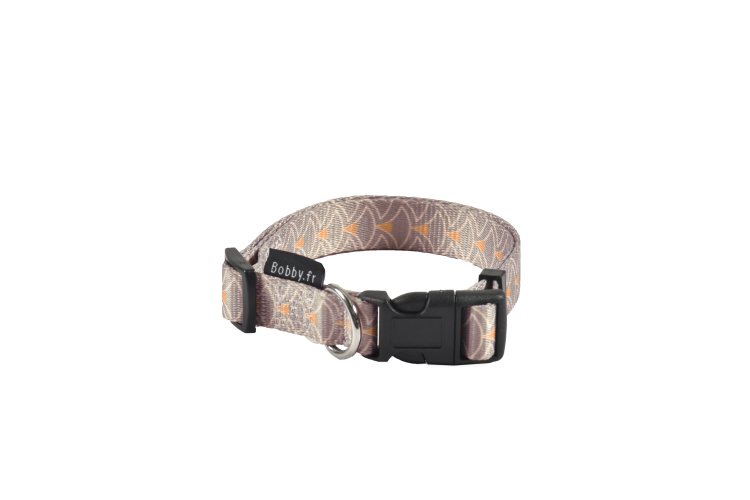 Bobby Geisha Collar Taupe, Small