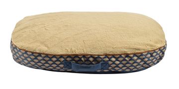 Bobby Geisha Cushion Blue, Large