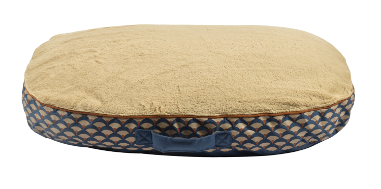 Bobby Geisha Cushion Blue, Small