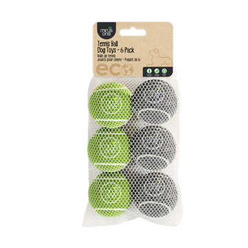 afp Bouncy Tennis Ball Dog Toys 6/pk