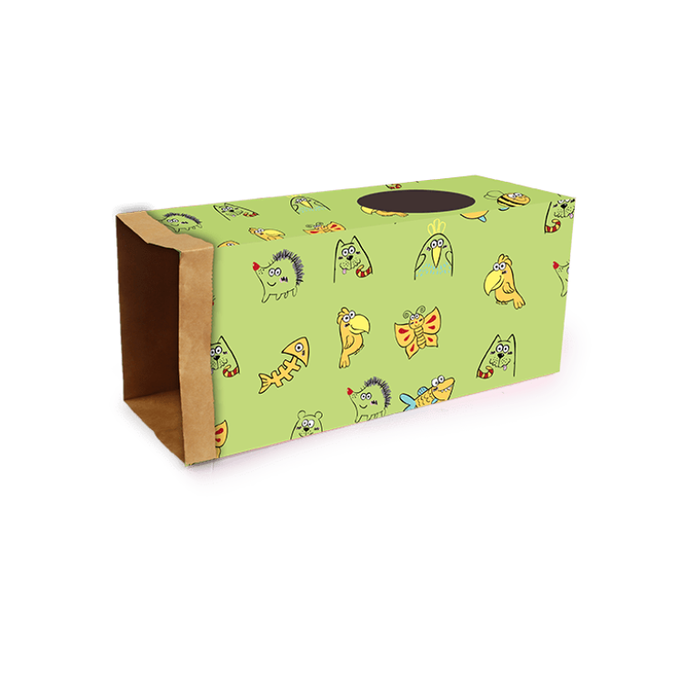 afp Catoon Kraft Paper Tunnel Green