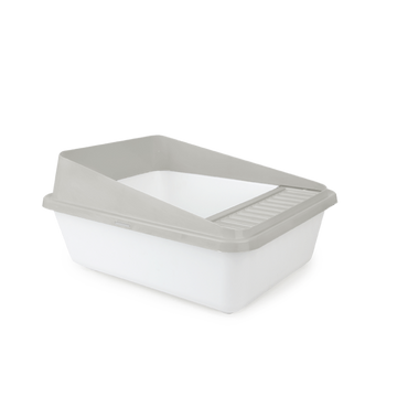 afp Go Fresh High Back Cat Litter Box Small Sand
