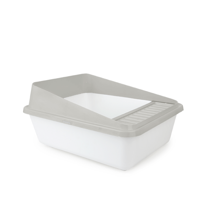 afp Go Fresh High Back Cat Litter Box Small Sand