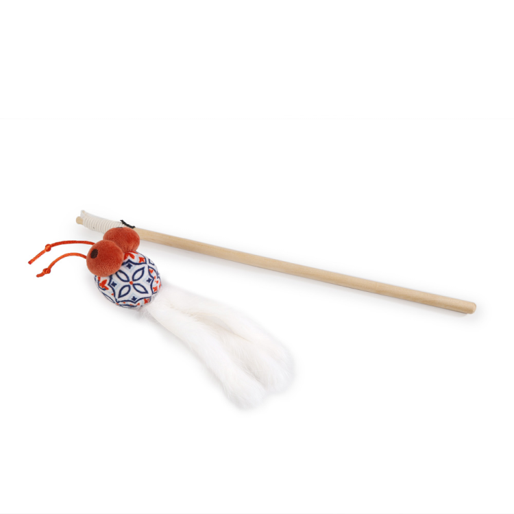 afp Vintage Real Rabbit Fur Pompom Teaser