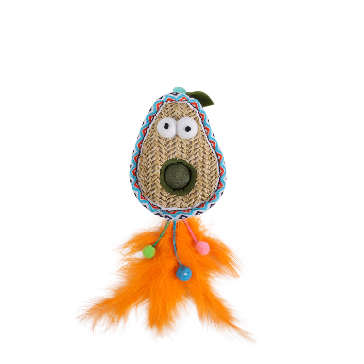 afp Whisker Fiesta Catnip Ball Avocado