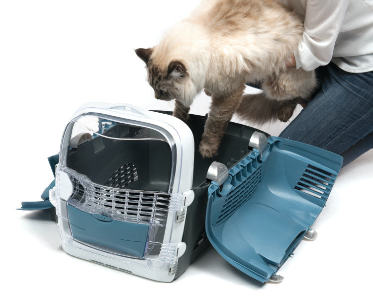 Cabrio Cat Carrier System Blue/Grey