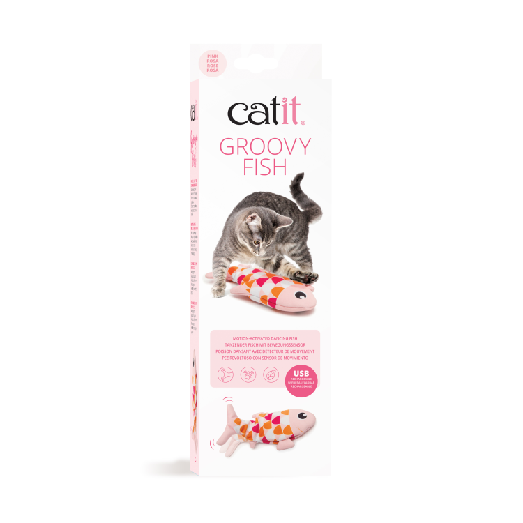 Catit Groovy Fish, Pink