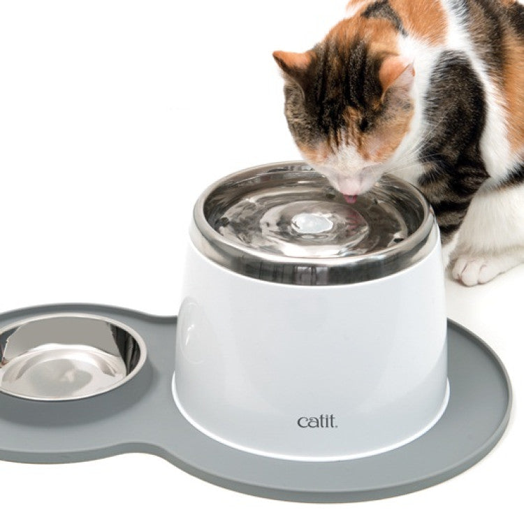 Catit Peanut Placemat Medium, Grey