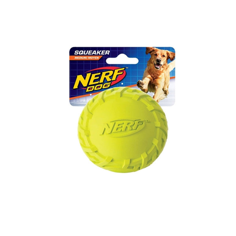 Tire Squeak Ball Green/Red, Small