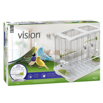 Vision Bird Cage for Medium Birds, Double Height, 62.5x39.5x87 cm