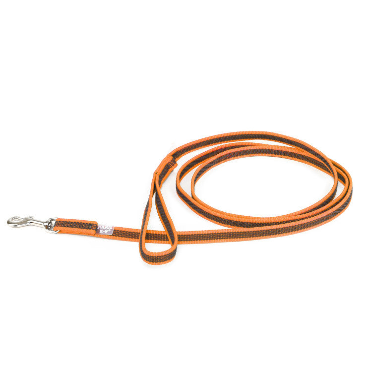 Color & Gray With Handle Leash Orange-Gray Width 1.4 cm & Length 2 m