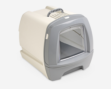 80's Cat Litter Box with Drawer Grey 50 x 40 x 42 cm