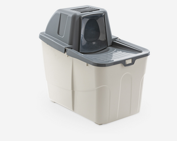 Buxo Close Cat Litter Box Grey 58 x 39 x 56 cm