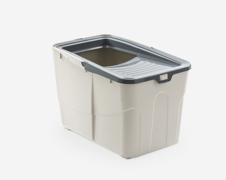Buxo Open Cat Litter Box Grey 58 x 39 x 38.5 cm