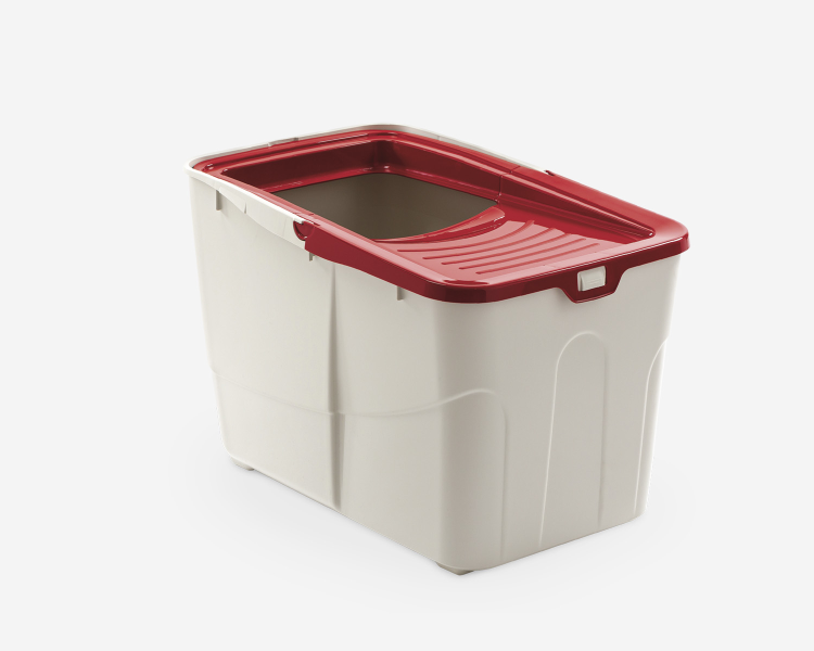 Buxo Open Cat Litter Box Red 58 x 39 x 38.5 cm