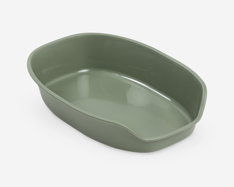 Gemini Cat Litter Tray Green 28 x 42 x 9 cm