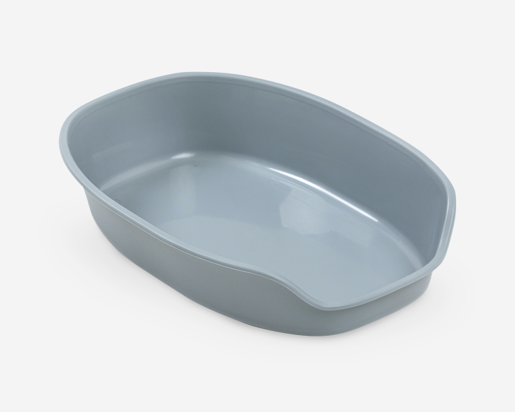 Gemini Cat Litter Tray Light Blue 28 x 42 x 9 cm