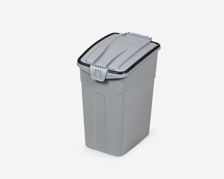 Oto Food Container Dark Grey Small, 14 L