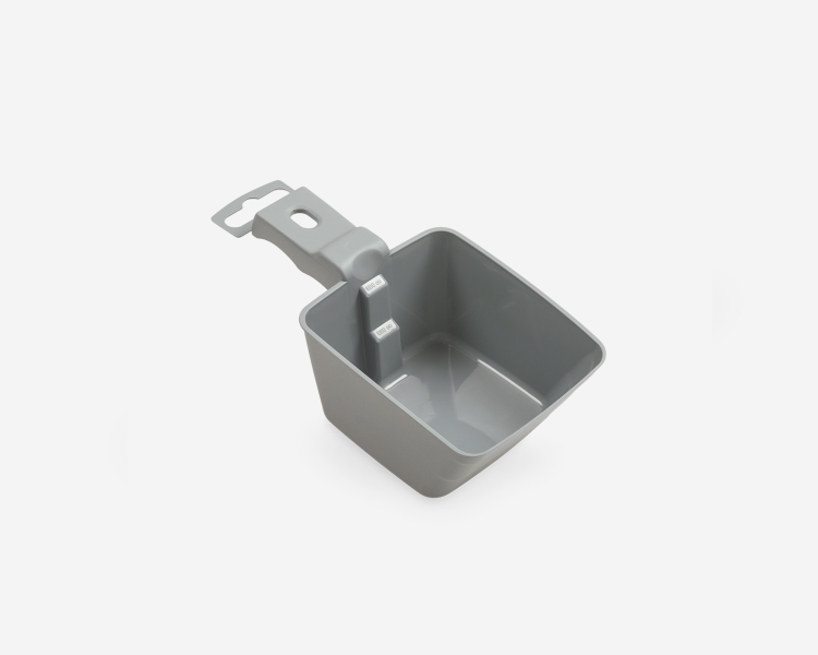 Oto Food Container Light Grey Small, 14 L