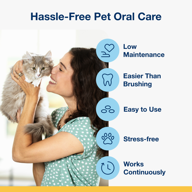 ProDen PlaqueOff Dental Bites for Cats, Salmon Flavour 60 g - Zero Waste