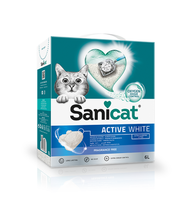 SaniCat Active White Unscented 6 L
