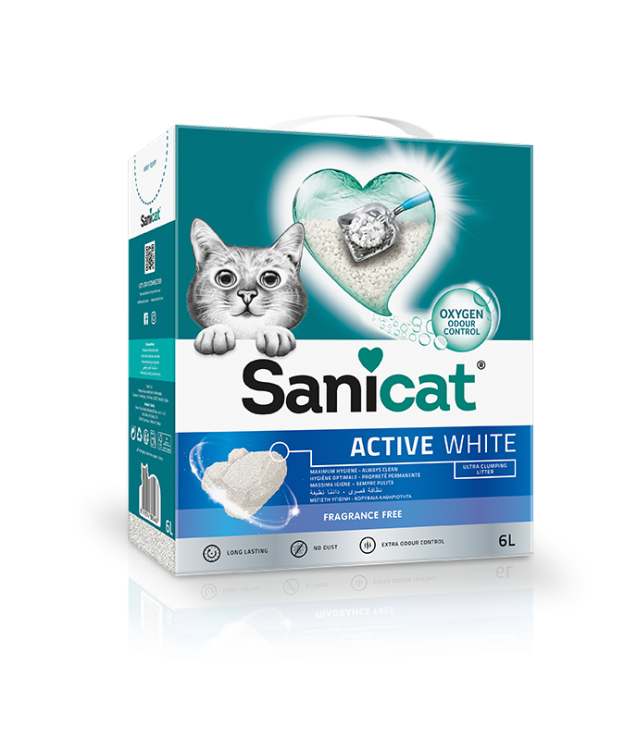 SaniCat Active White Unscented 6 L
