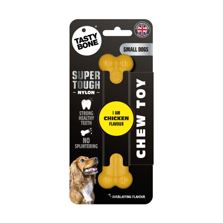 TastyBone Nylon Toy for Small Dogs, Chicken Flavor